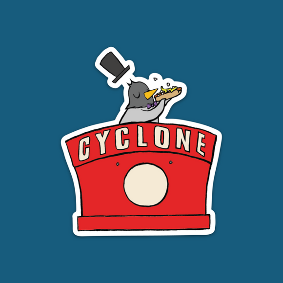 Pidge Pidgington Cyclone Sticker